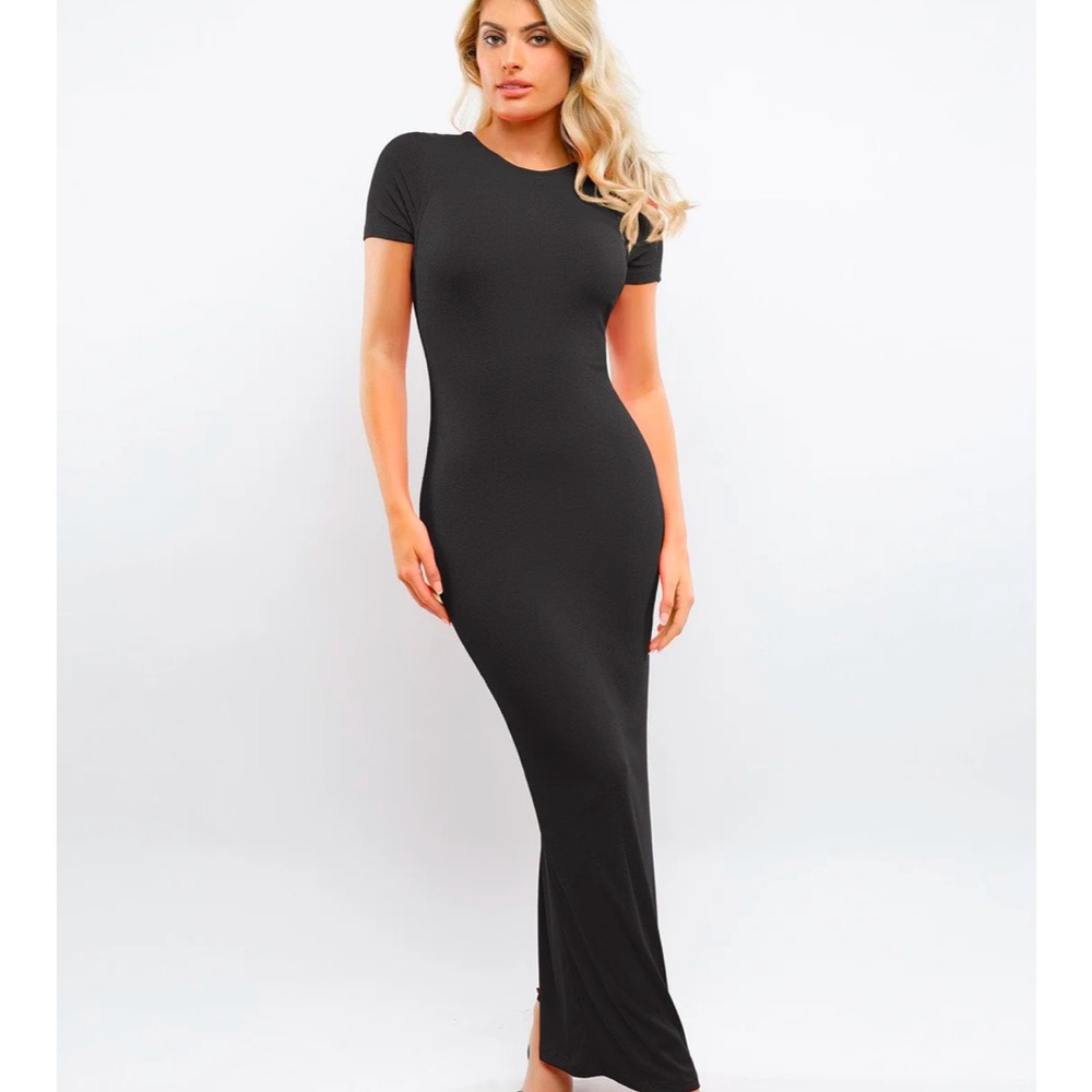Black Maxi Bodycon Dress